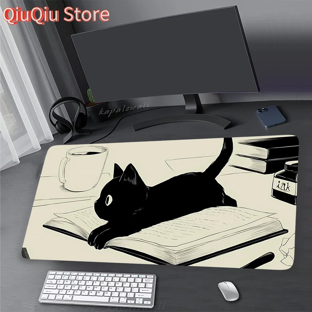

Kawaii Cute Cat Mouse Pad Gamer Mousepad Large Keyboard Pads Deskmat Game Mouse Mat Gaming Table Carpet for All-Day Comfort