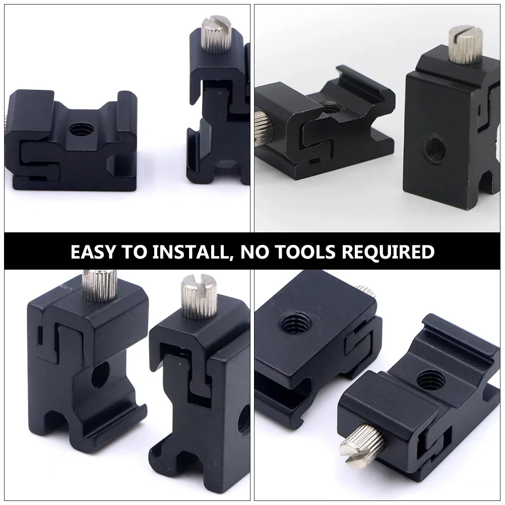 

8Pcs Camera Screw Set Tripod Adapter Hot Shoe Mount Adjustable Cold Shoe Flash Stand for Dslr Rig Flash Holder