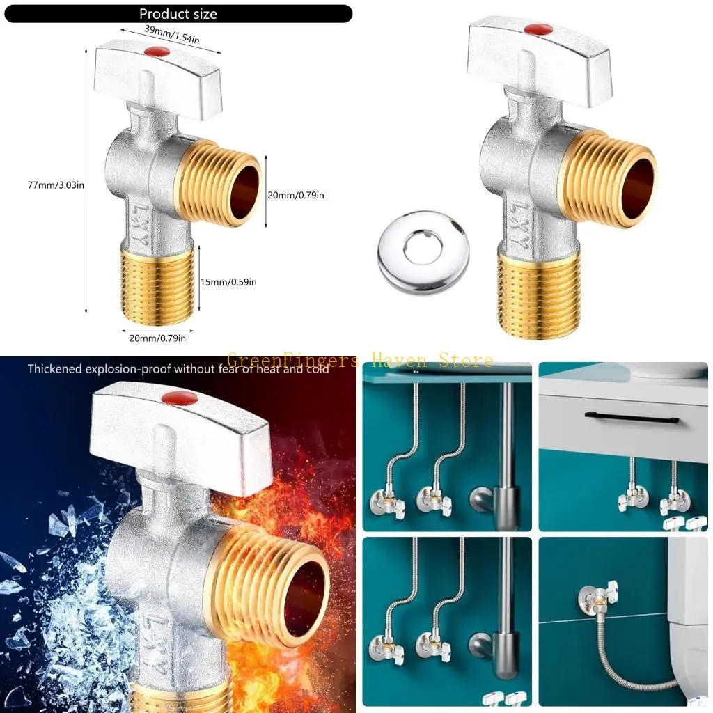 

F68D стабильные латунные клапаны Входные клапаны легко установить для водонагревателя