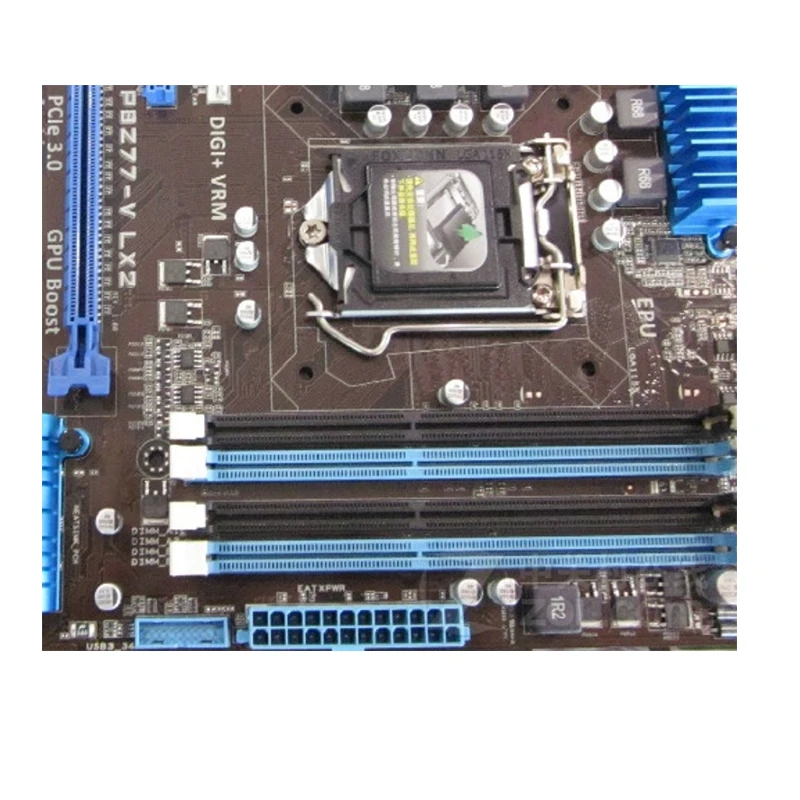 Imagem -04 - Placa-mãe Intel-z77 Lx2 Lga1155 Lga 1155 Ddr3 32gb Usb 2.0 Sata3 Desktop Mainboard Original