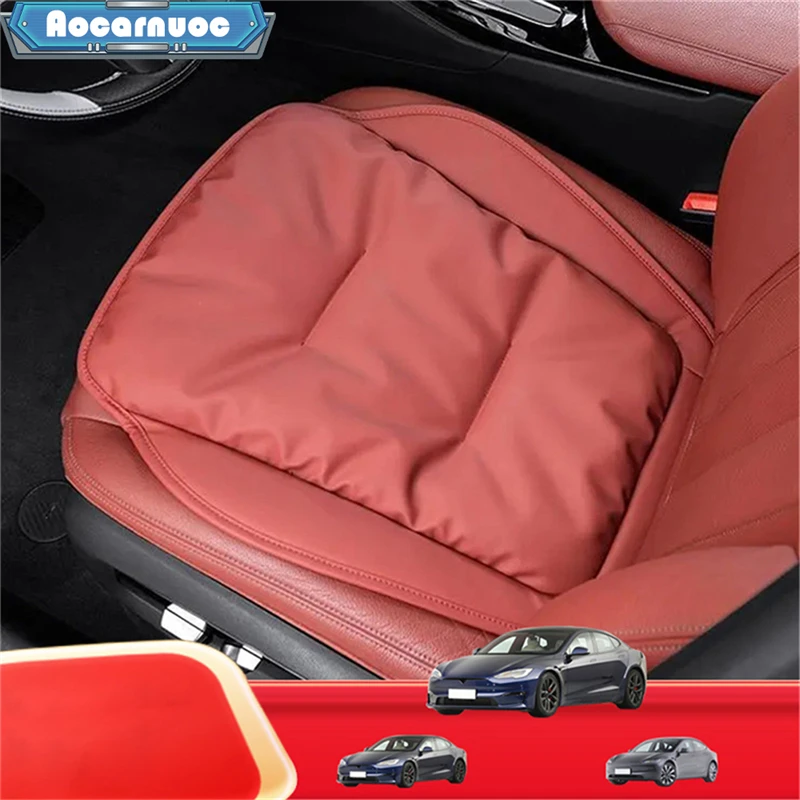 

1pcs/set Car Leather Seat Cushion Supplies For Tesla Model 3/Model S 2014 2015 2016 2017 2018 2019 2020 2021 2022 2023 2024 2025