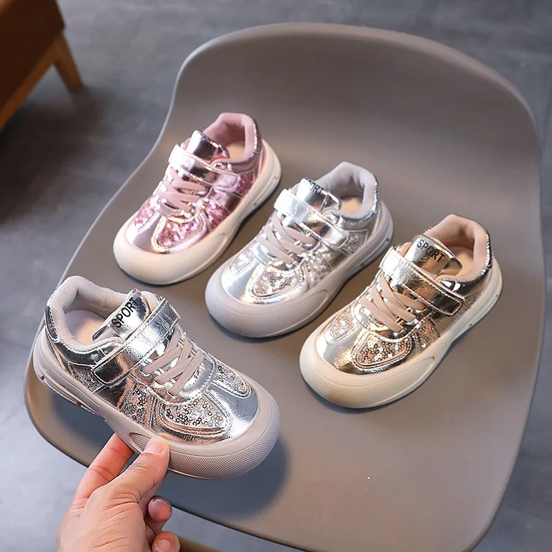 

2024 Spring/Autumn Baby Toddler Shoes Soft Breathable Microfiber Leather Infant Sneakers 0-3 Year Flat Walker Shoes