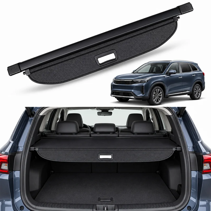 For Landian E5 DFSK NEV 5/7 seats 2023-2025 Cargo Cover Trunk Privacy Easy-Install Durable Parcel Rack Car Storage Accessories