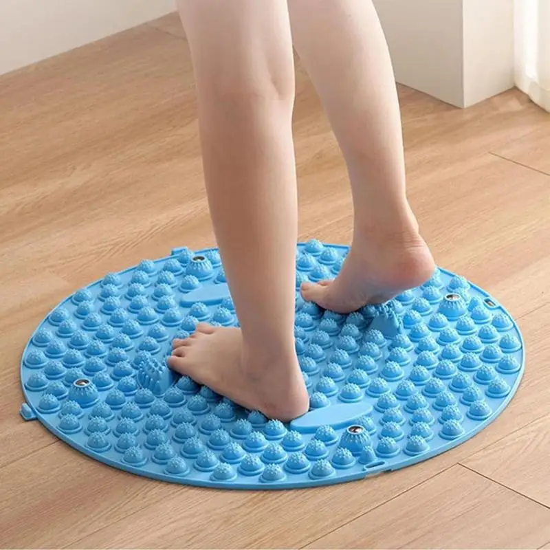 1pcs Foot Massage Pad Stimulates Acupoints Presses Relaxes Circular Massage Point Pad Finger Pressure Board Fitness Jogging Pad