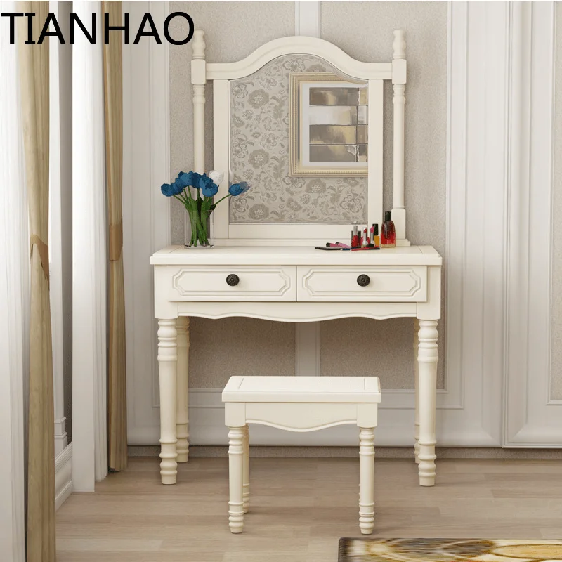 Luxury American Style Dresser Makeup Vanities Makeup Vanity Dressing Table Vanity Desk Dressers Makeup Bedroom Furniture
