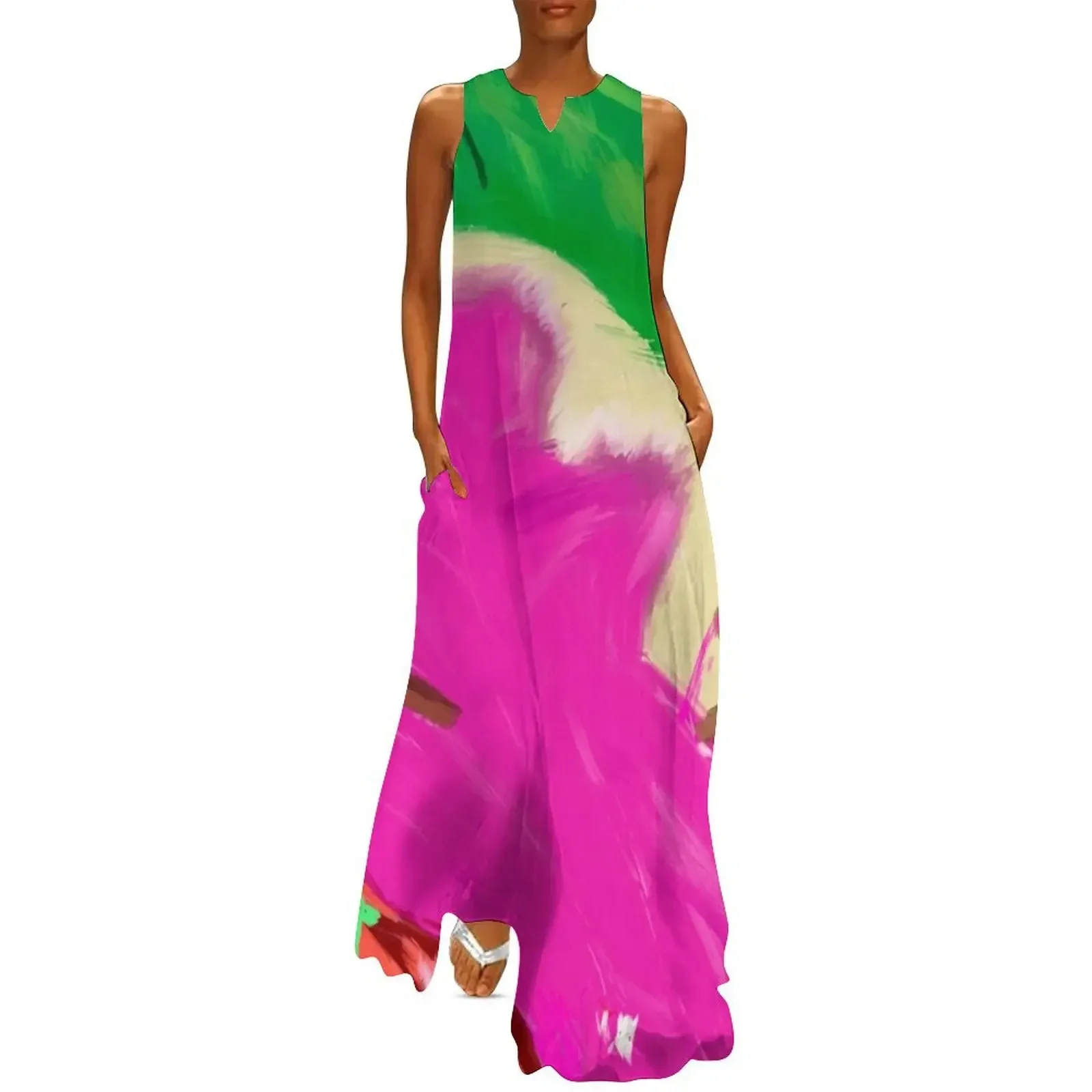 

The Great Gumdrop Falls Long Dress birthday dresses for women Summer women's clothing Women's long dress Dress