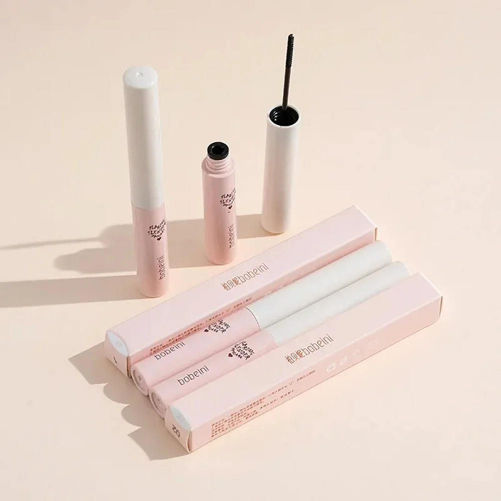 1Pcs Mascara Ultra-Fine Brush Lengthening Volumizing Waterproof Smudge-Proof Long-Lasting Unisex Eye Safe Women Makeup Cosmetics
