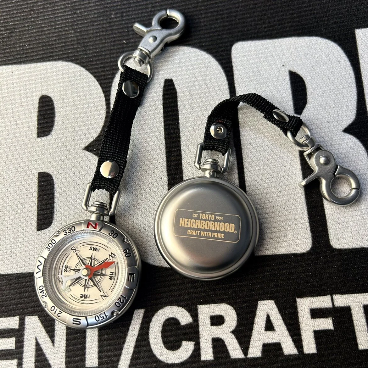 Nbhd Compass Pendant Necklace for Outdoor Enthusiasts Hiking Backpack Gear Lightweight Durable Navigation Accessory Portable Fun