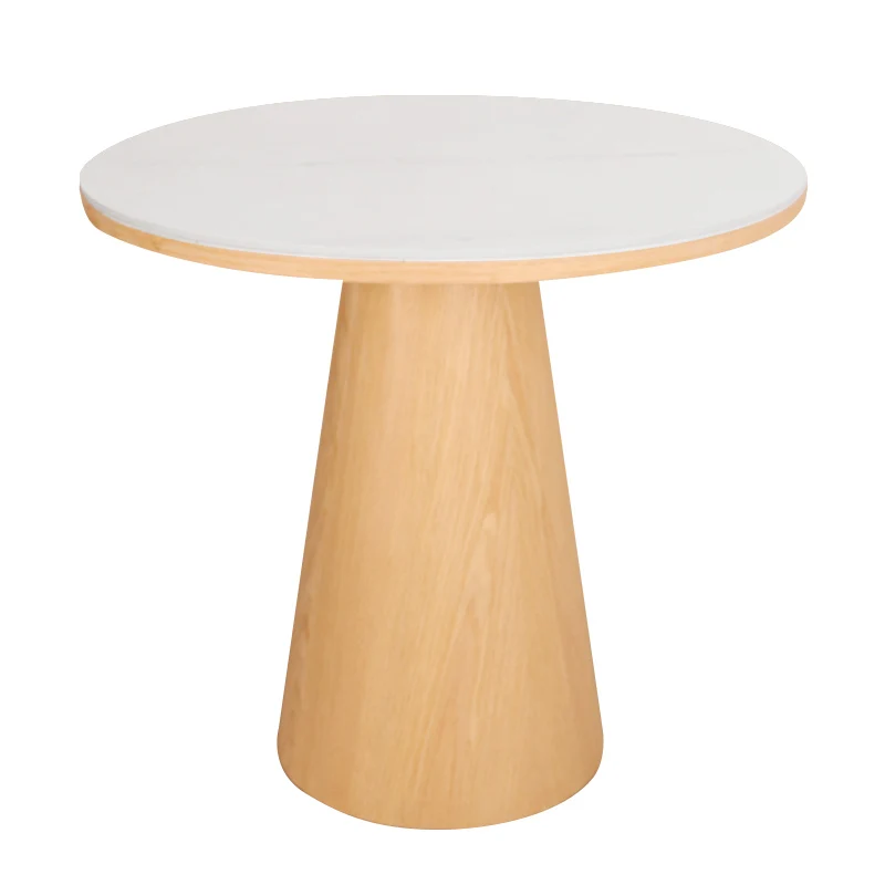 

Hotel Round Table Homestay Apartment Hotel Table and Chair Restaurant Mushroom Slate Round Lifeng and Chair Sofa