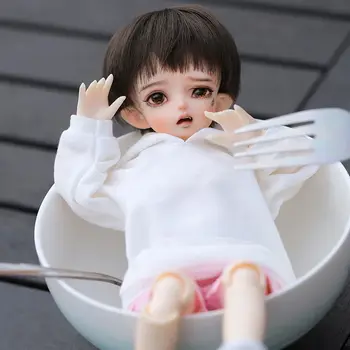 Lalka Emica & Emilia BJD 1/6 Lalki Yosd z ruchomymi stawami, kompletny zestaw, profesjonalny makijaż, modne zabawki dla dziewczynek, prezenty 8 best sales bjd yosd - №1