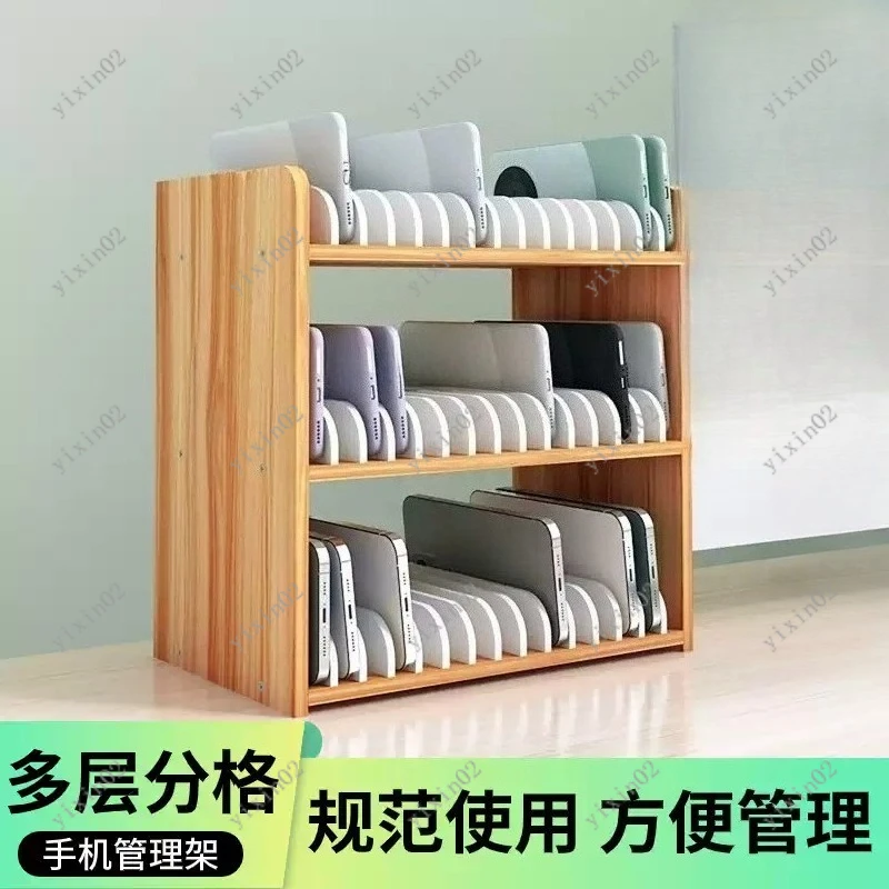 

Multi-Slot Phone Storage Organizer Office Meeting Central Management & Display Stand