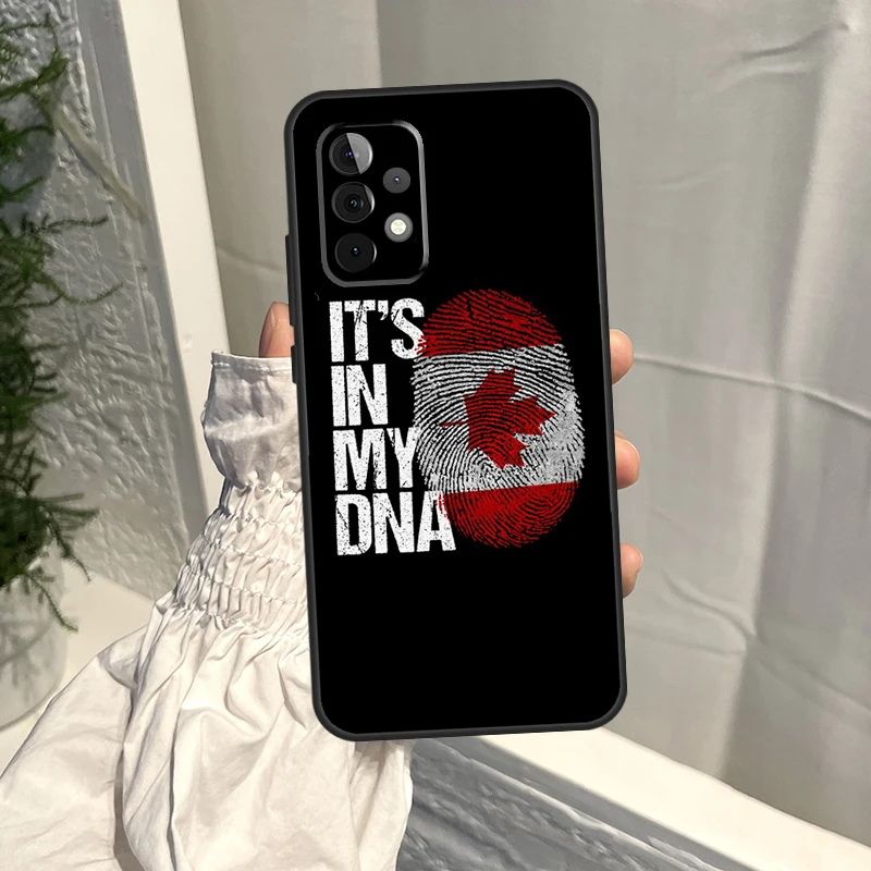 Canada Canadian Flag Case per Samsung Galaxy A54 A34 A52 A21S A12 A22 A32 A14 A13 A23 A33 A53 A73 A51 A71 Cover