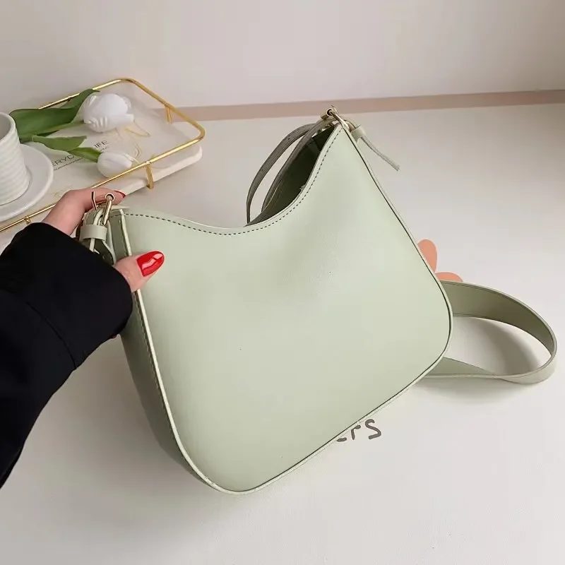 Bolsa de ombro retrô para mulheres, bolsa crossbody, grande capacidade, nova moda