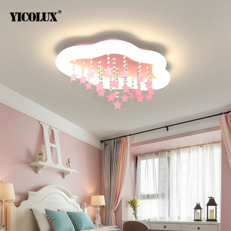 

Star Children's Room Bedroom Light Chandelier Indoor Lighting Home Decor Cloud Casa Modern Led Ceiling Chandelier Light Fixtures