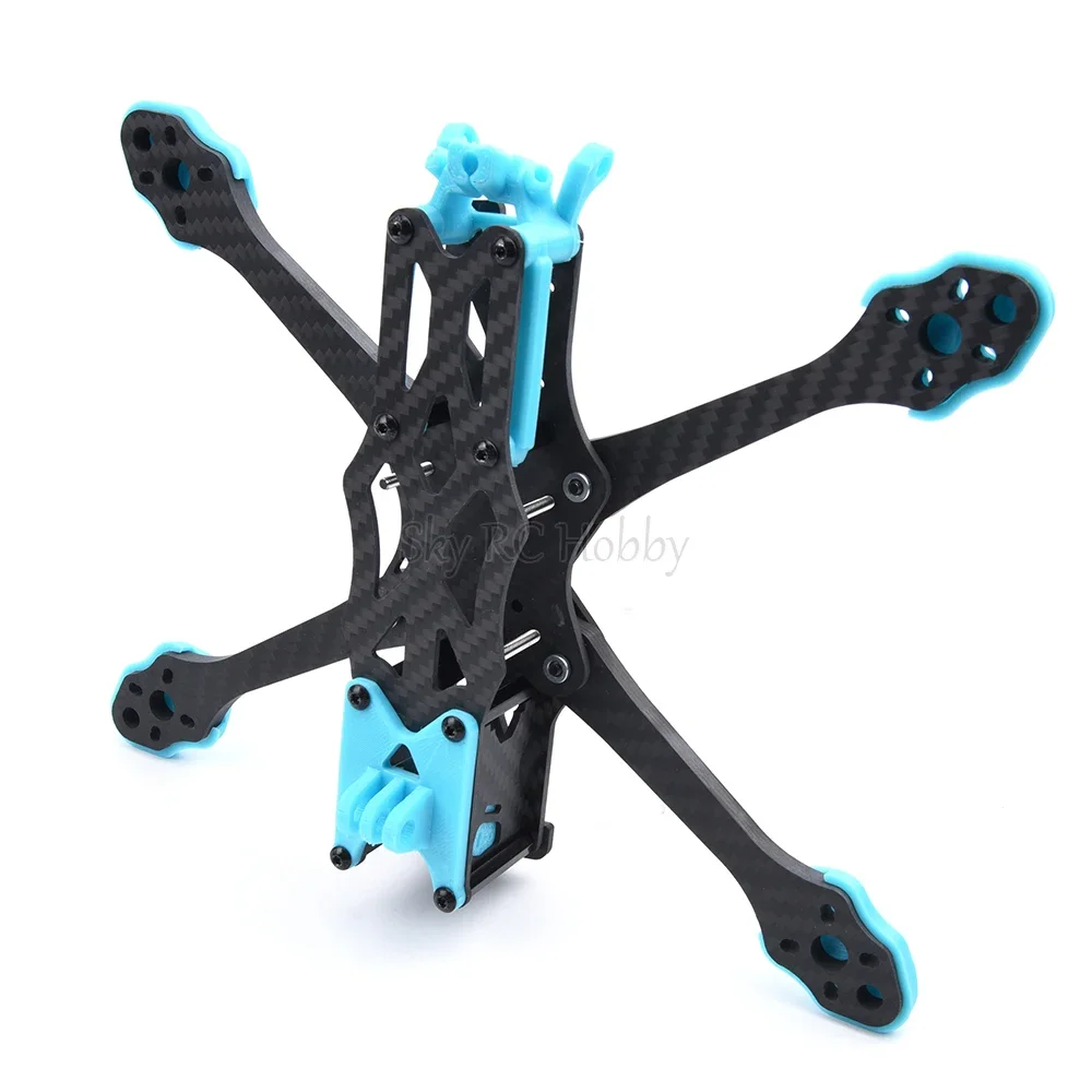 Nowy 5 Cal 225mm 225 z włókna węglowego FPV 5 Cal zestaw ze szkieletem z 5.5mm ramię dla APEX O3 FPV Freestyle RC Racing Drone