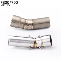 F800 F700 GS Motorcycle Exhaust Muffler Center Connection Pipe For F800GS 2008 - 2017 F700GS 2013 - 2017 51mm