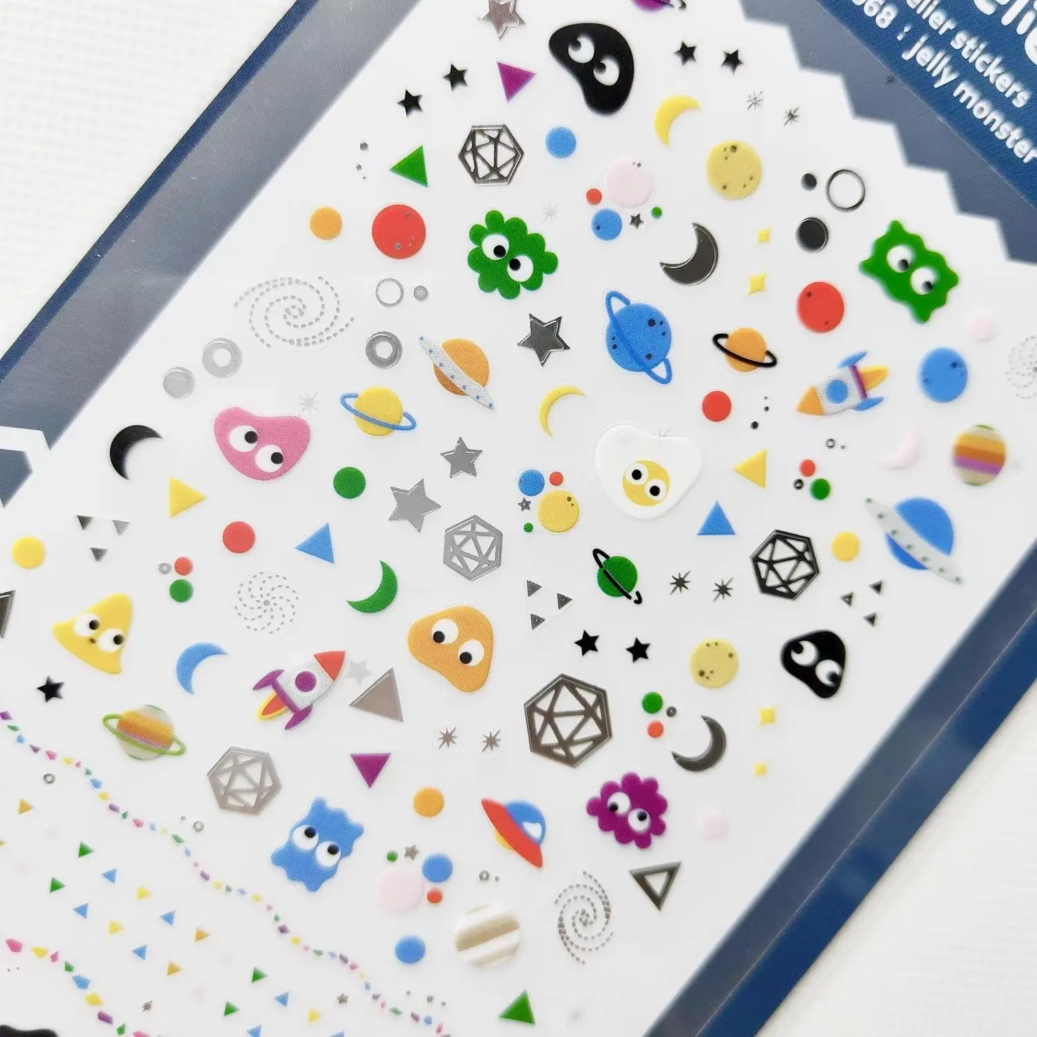 

Korean Import Suatelier Mini Jelly Monster Stickers Cartoon Nail DIY Scrapbooking Diary Stationery Stickers School Supplies Gift