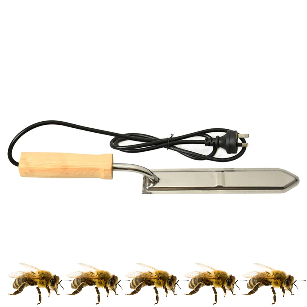 

Beekeeping Heated Honey Collector Cutter Bee Wax Scraping Cutting Uncapping Knife Bee Tools Scraper Supplies Farm Tools EU Plug