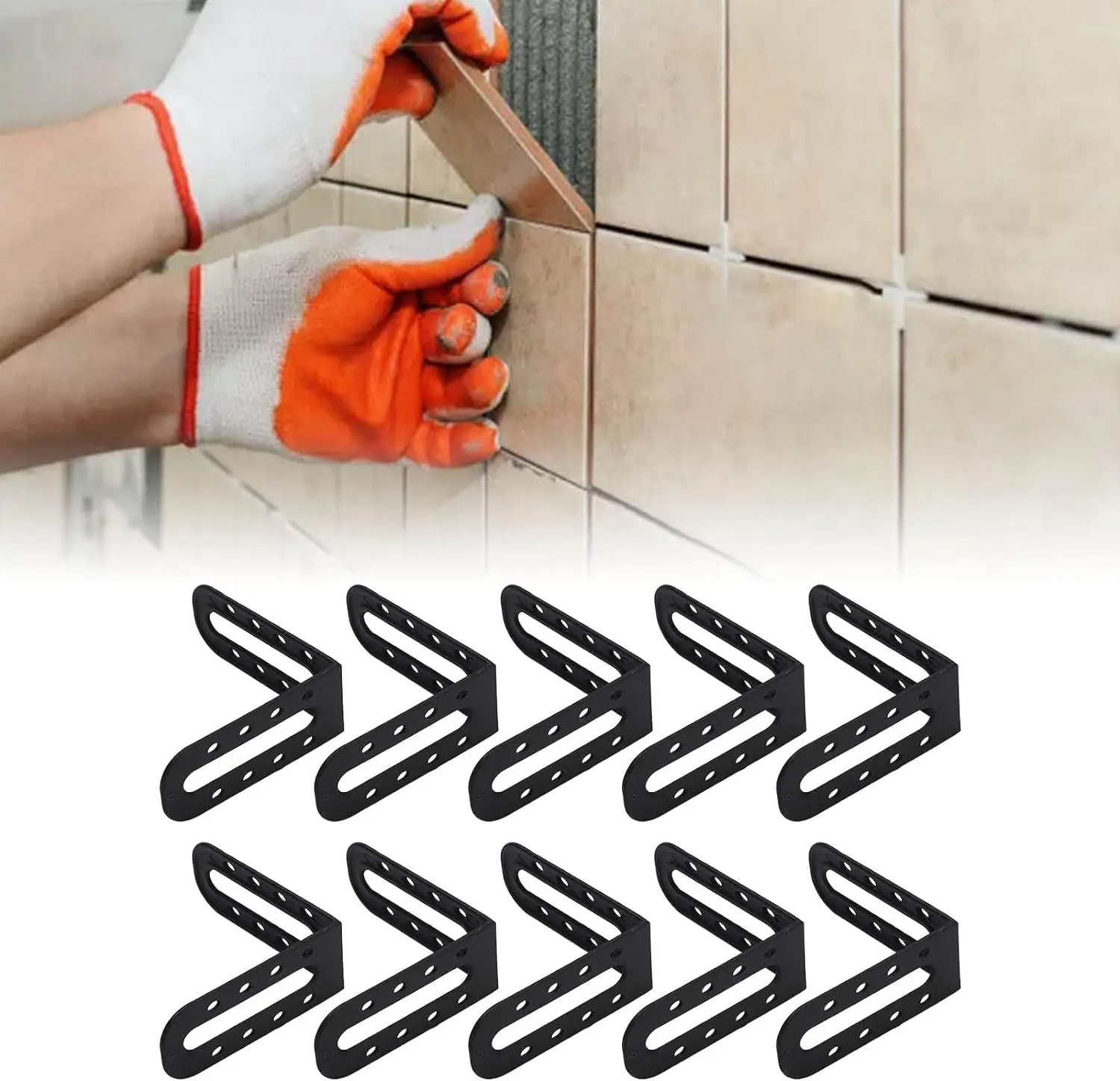 5/50Pcs Professional Tile Angle Leveler Leveling Wall Tile System Tile Height Adjuster Tile Leveling Auxiliary Installation Tool