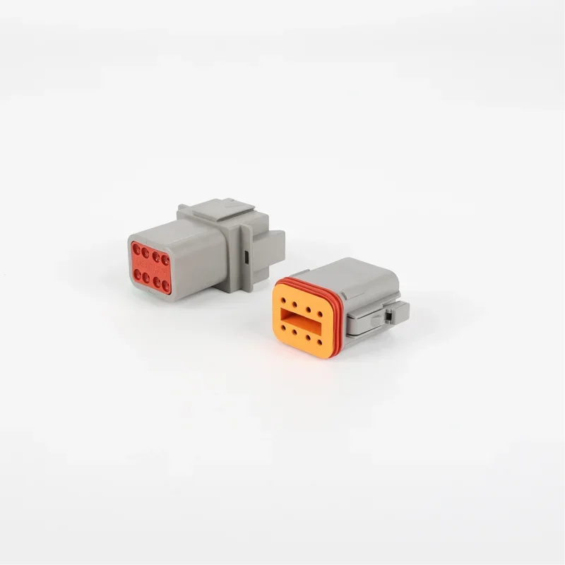 10/50/100Set Deutsch Type DTM Waterproof Automobile Connector DTM06 Male Female Plug Socket With Terminal  DTM04-2/3/4/6/8/12Pin view 4