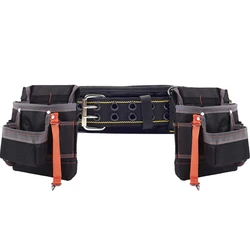 Heavy Work Tool Belt Bag Multi-functional Electrician Tools Bag Waist Pouch Belt Storage Holder Organizer