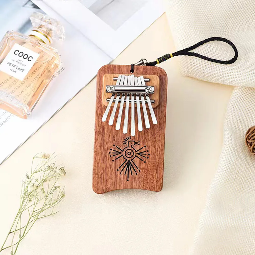 8-key mini instrument, all solid wood portable thumb piano, Kalimba music professional, Mbira Acacia music enthusiast