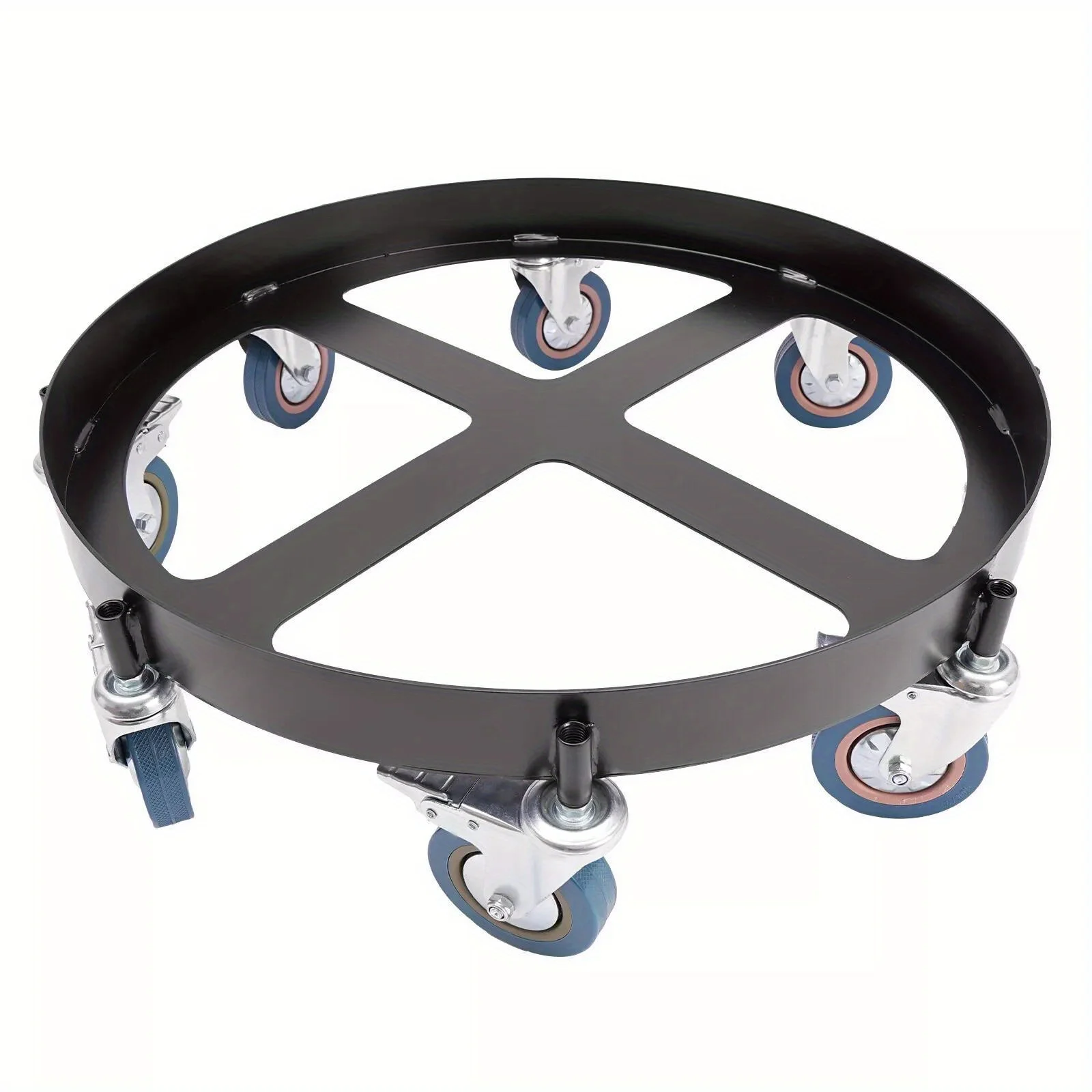 55 Gallon Drum Dolly Barrel Dolly Carts Drum Dolly With 8 Wheels Q235 Steel