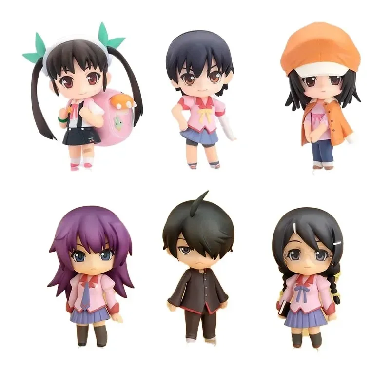 

Оригинальный GSC Bakemonogatari Monstory Senjougahara Hitagi Hanekawa Tsubasa Hachikuji Mayoi Model Toys