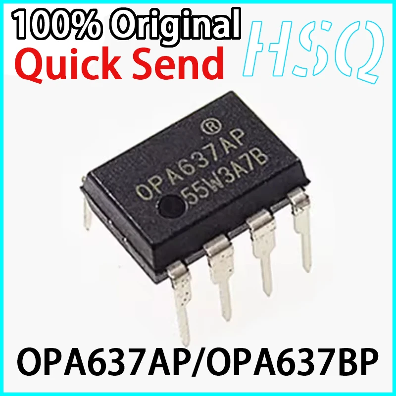 1PCS OPA637AP OPA637BP OPA637 FET Input High Speed Precision Single Op Amp Direct Insertion 8-pin