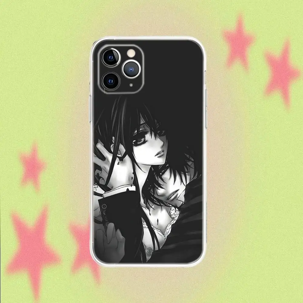 حافظة هاتف Vampire Knight Yuki Zero لهاتف iPhone 16,15,14,13,12,11 Pro,Max,Plus,X,XS,XR,SE,سيليكون شفاف صغير ناعم #4