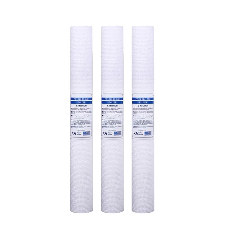 20 inch PP Cotton Filter Water Purifier Filter parts Sediment Filters for Reverse Osmosis system (5 Micron) 2.5\