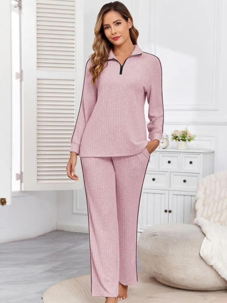 

Женские комплекты из 2 предметов, Новое поступление 2025, осенне-зимние одинаковые комплекты, спортивные спортивные кофты в рубчик, топ и брюки, костюмы, одежда