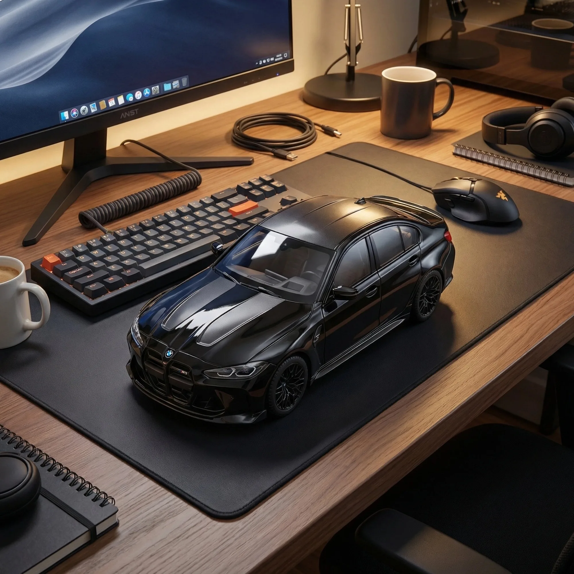 

1:24 M3 CS LCI Alloy Car Models Metal Diecast Toys Vehicle with Simulation Sound and Light Sport Car Toys for Kids Birthday Gift