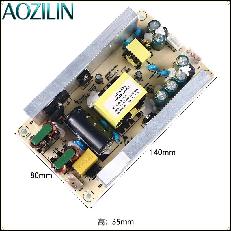 AOZILIN for Shaibang 24V6A Dual Output 154W Bare Board Switching Power Supply for Massage Chair Electric Recliner Power Module