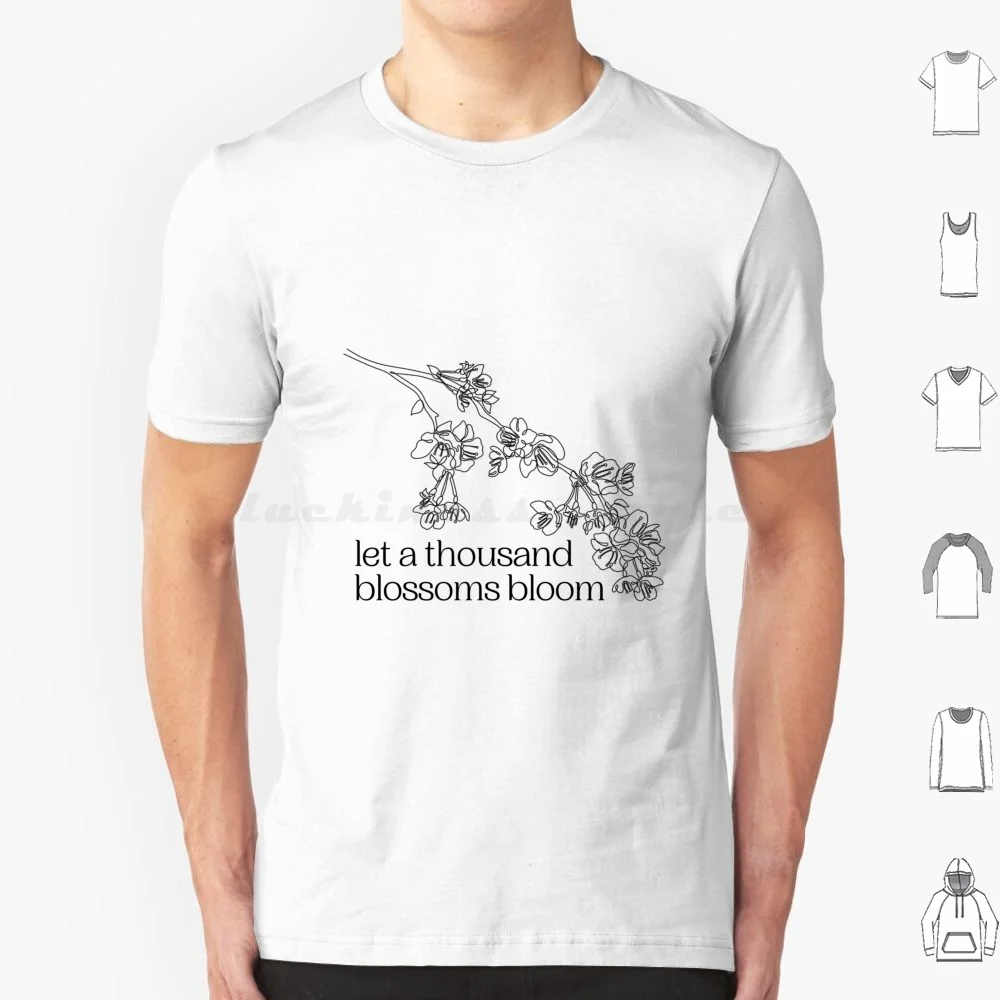 Laissez mille fleurs floraison t-shirt coton hommes femmes bricolage impression fleurs mille fleurs Bob Katter Katter Kap australien