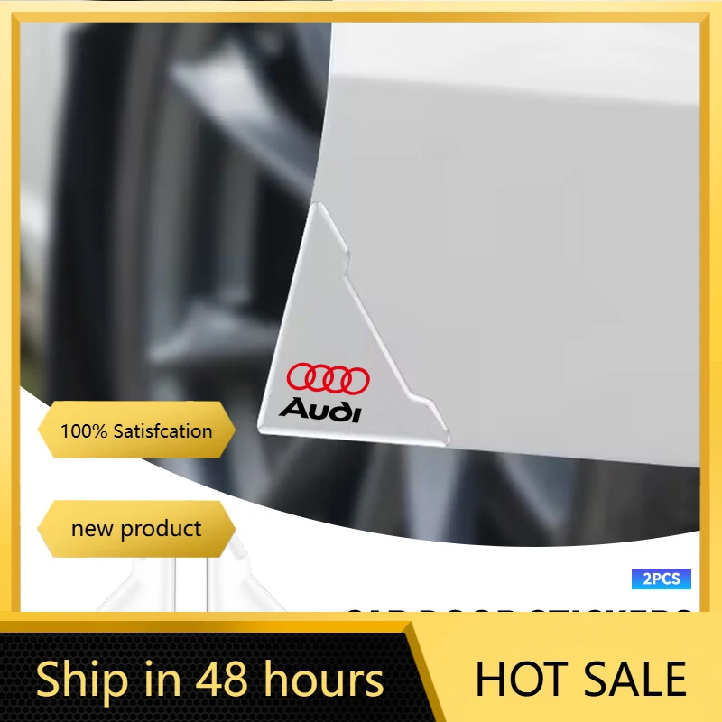 

2 шт. защитная крышка на угол двери автомобиля, противоударные наклейки для Audi S3 S5 S1 S4 S2 S6 RS3 RS4 RS5 RS6 RS8 B8 B6 TT A2 A3 A4