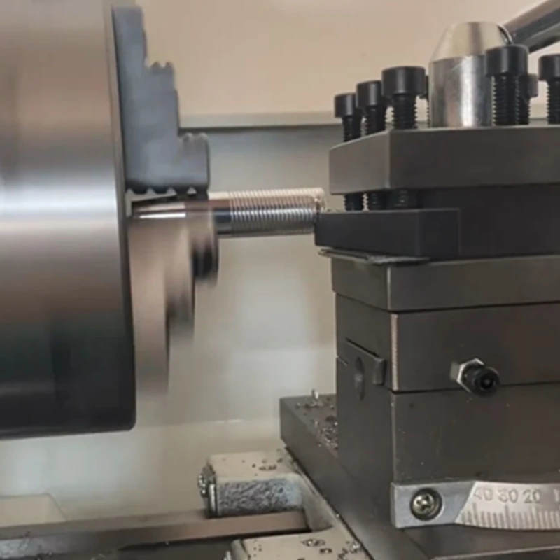 Picture 6: LY Mini Metal Lathe Machine WM210 Semi-Automatic High Precision Mini CNC Machine Professional Threading Making Tool