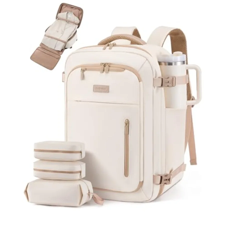 Travel Backpack for Women Men with Garment Bag 40L Carry on Backpack as TSA Personal Item Flight Approved Luggage Daypack Fits