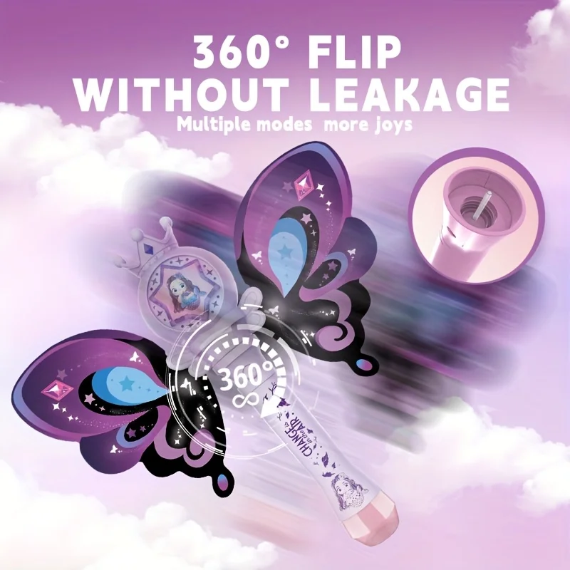 Giocattolo per macchina per bolle, con produzione automatica di bolle (liquido a bolle deve essere portato da solo), un regalo per ragazze. All'aperto