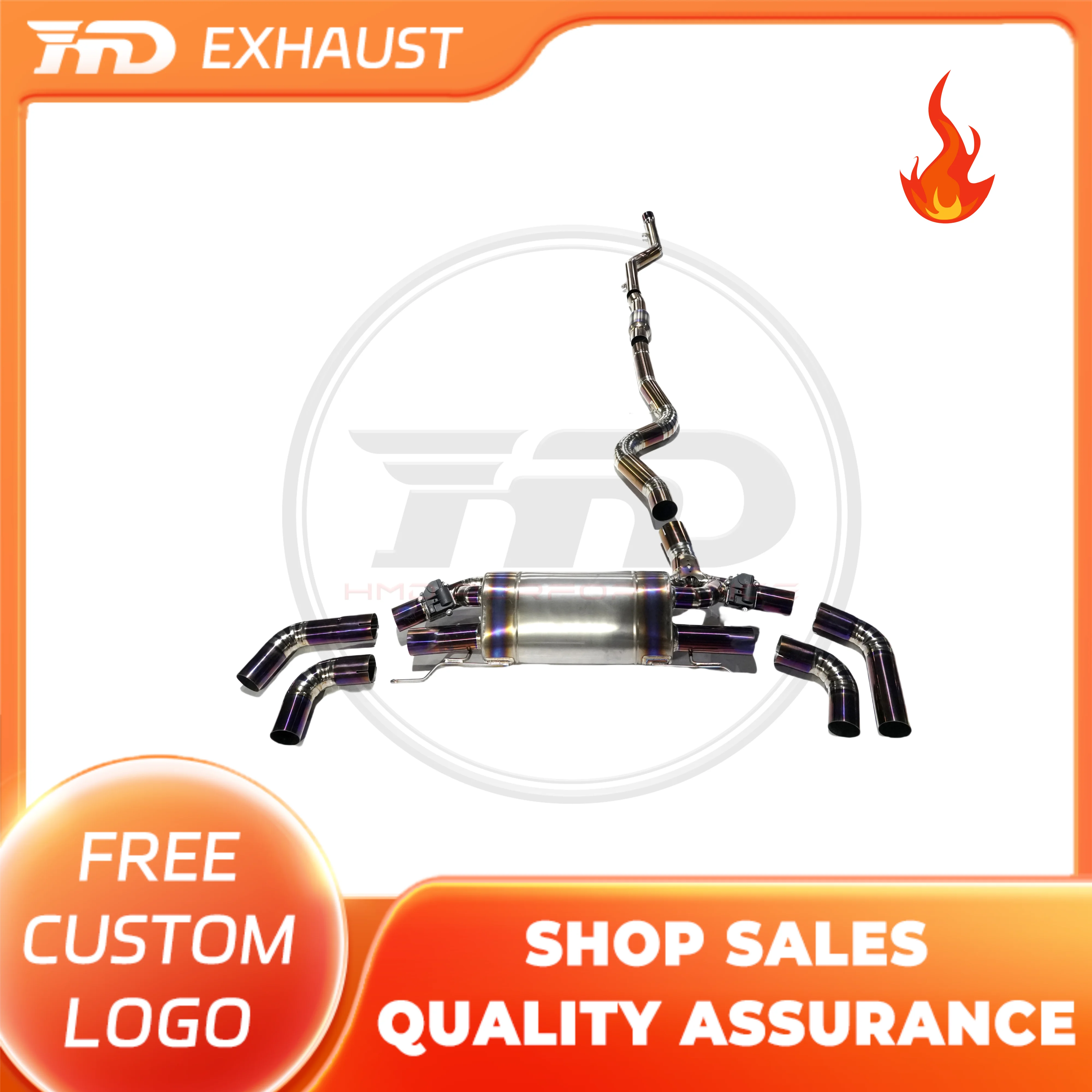 

HMD Hot sale Titanium Exhaust System Catback exhaust for BMW 330i 325i 328i G20 3 Series Auto Modification Electronic Valve