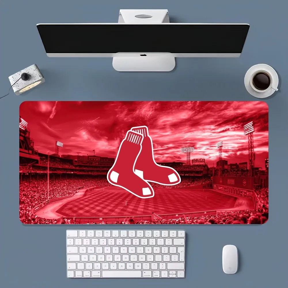 B-Boston R-Red Sox Mouse PadOffice Large Small Computer PC Keyboard Rubber Game Anti-Slip Mice Mat Big