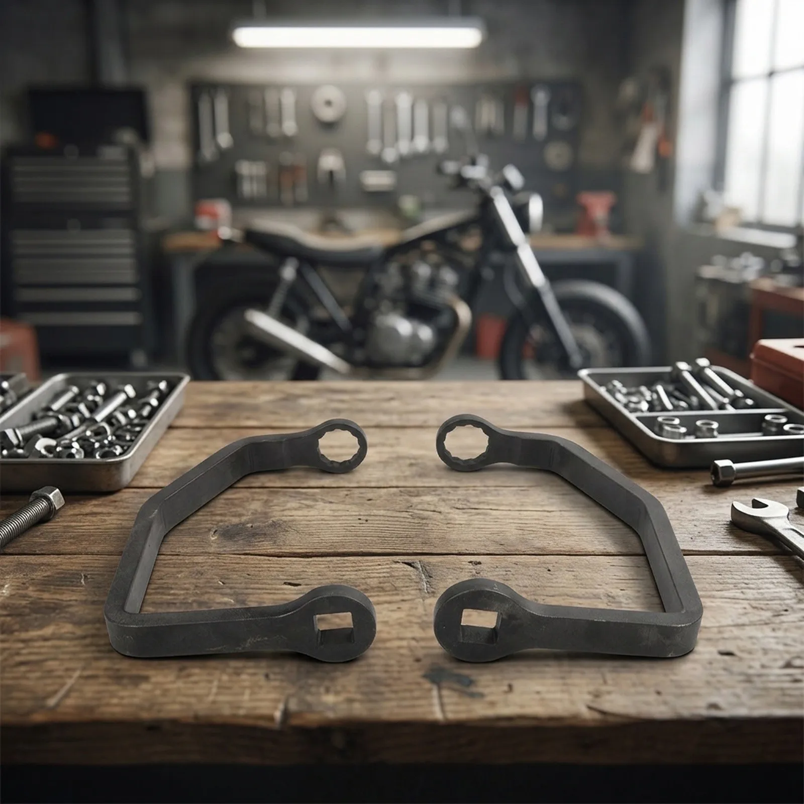 DIY Maintenance Cylinder Head Wrench Professional Motorcycle Repair Tool Motorcycle Repair Compact Design Q235B Steel