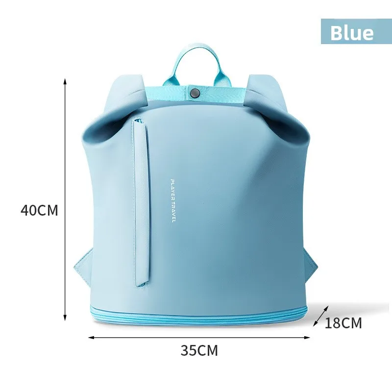 Swimming Backpack with Dry Wet Separation - Waterproof Sports Bag for Beach Pool, Sandproof Mesh Gym Backpack with Separate Comp