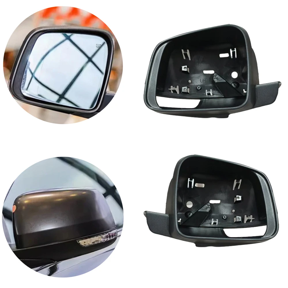 Reversing Mirror Frame Rearview Mirror Cover Frame Left Driver /Right Passenger Side For Jeep Grand Cherokee 2014-2021