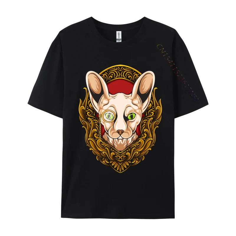 Sphynx Cats Nude Cat T-shirts Kawaii Anime Printed Retro Mens Ostern Day T Shirt New Design 3D Printed Tops Shirt Cotton