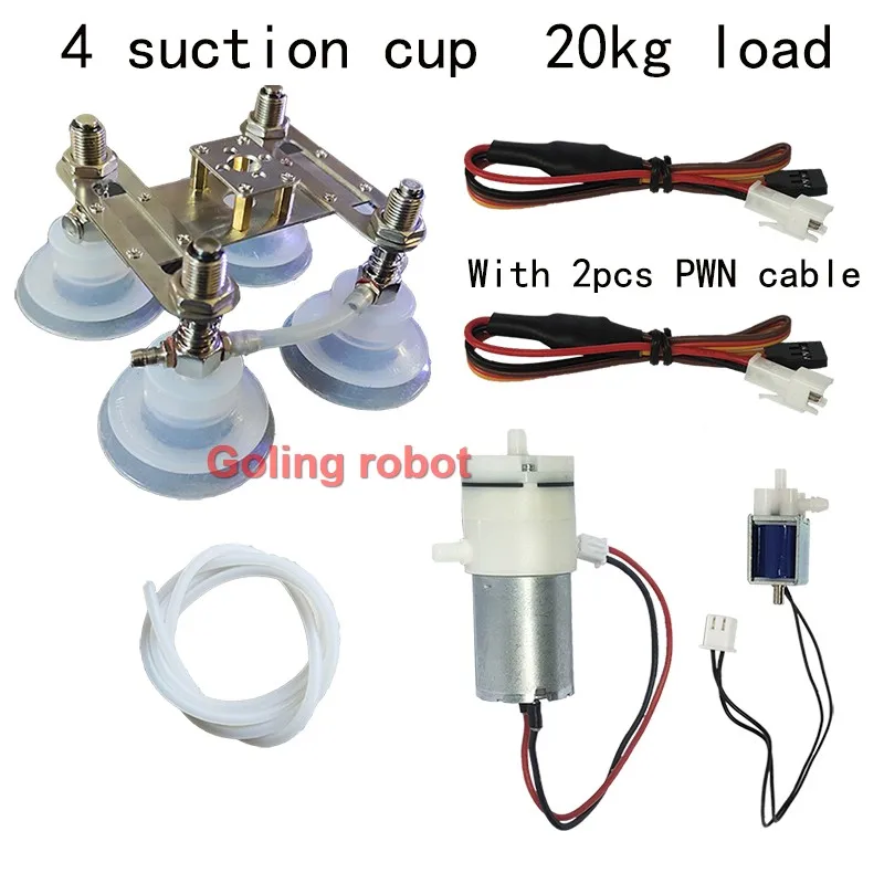 All kinds of Load Large Suction Cup For Mechanical Arm Robot Claw Vacuum Pump 1/2/4 Head Silicone Programmable Electronic Sucker