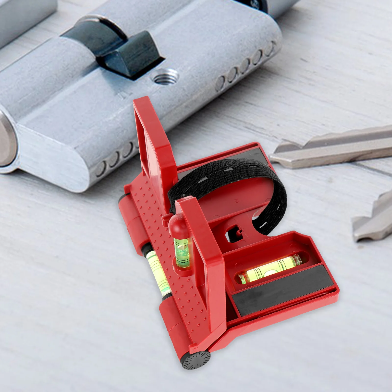 2 Pcs Spirit Level Bubble Pipe Angle Post Indicator Holder Leveling FoldableAngle Gauge Abs Plastic Meter