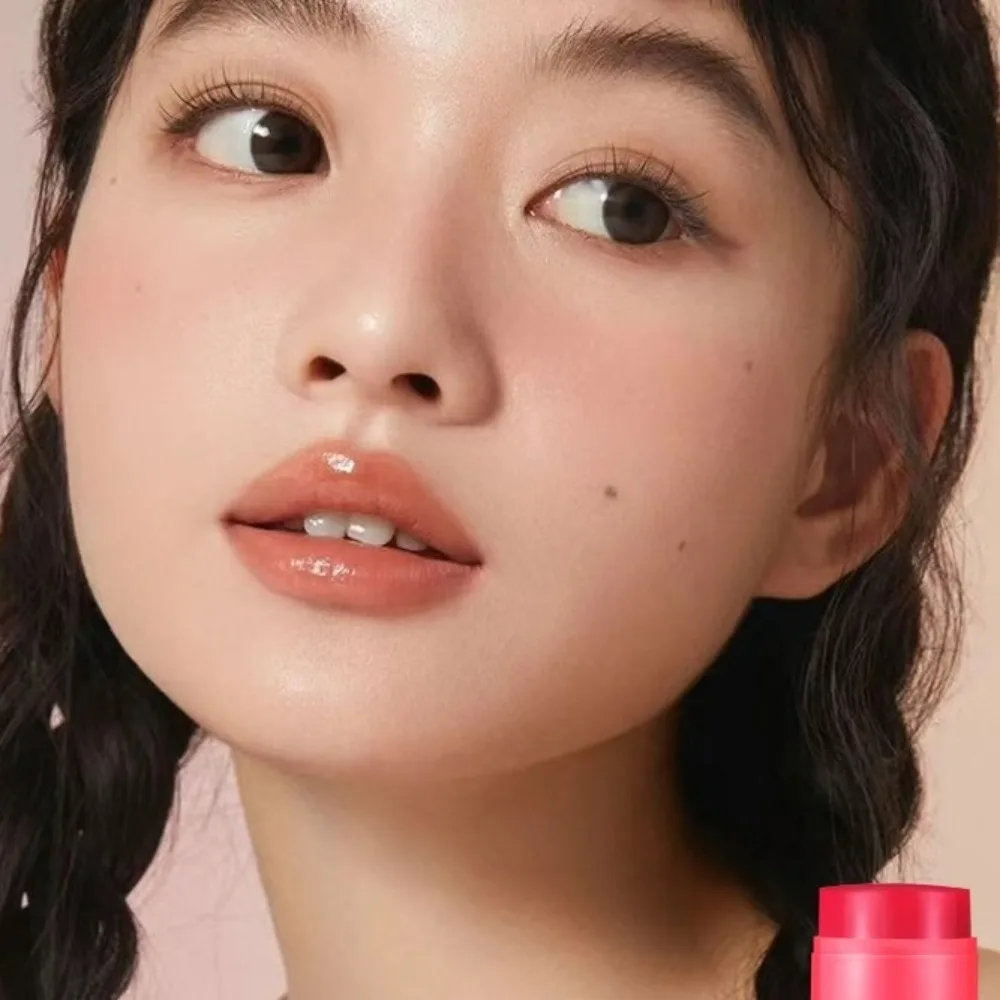 2PCS 4 Colors Multi-Use Lip Gloss Matte Finish Long Lasting Formula Facial Contour Rouge Brightening Effect Fashion