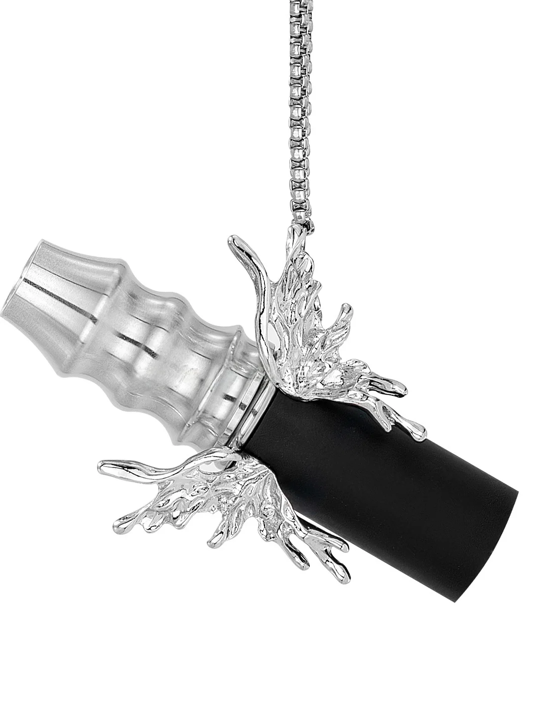 

Trendy 304 Stainless Steel Waterpipe Hookah Mouthpiece Personalized Stainless Steel Material Water Pipe Chain Included
