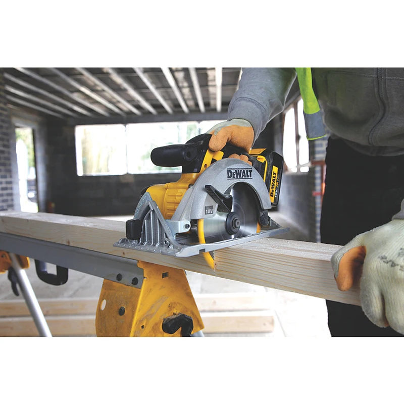 DEWALT DCS391B Circular Saw 6-1/2-Inch 18V Lithium Battery 5150 RPM 50° Cordless Woodworking Electric Circular Saw Adjustable